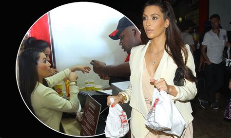 kim kardashian gets her fast food fix at wendy s before