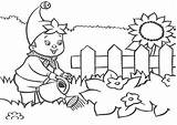 Garden Flower Coloring Pages Printable Kids Getcolorings Color Colori Print sketch template