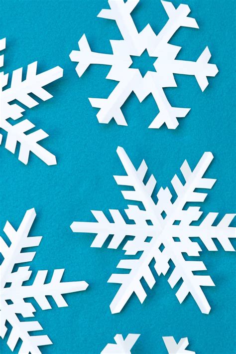 How To Make Paper Snowflakes Free Cutting Templates Paging Supermom