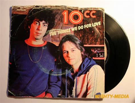 10cc The Things We Do For Love 7 Vinyl Record Ex P336