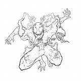 Venom Carnage Spiderman Ausmalbild Kostenlos Malvorlagen Sketch Coloringhome Letzte Bestofcoloring sketch template