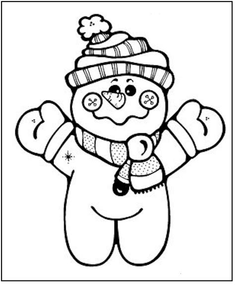 printable snowman coloring page coloring home