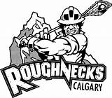 Roughneck Clipart Calgary Roughnecks Template Logo Clipground Coloring sketch template