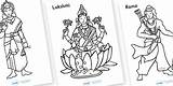 Diwali Sita Twinkl Rama Festivals Ks2 Lakshmi Ks1 Religion sketch template