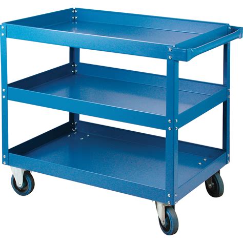 Kleton Shelf Carts 3 Tiers 18 W X 48 H X 30 D 900 Lbs Capacity