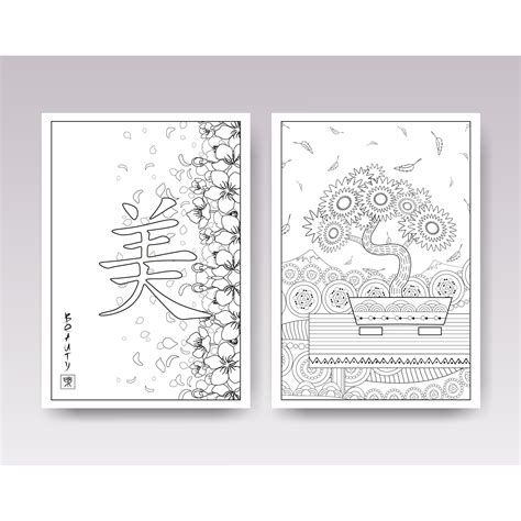 japanese coloring book  adult coloring books japan etsy