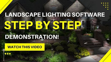 landscape lighting software youtube