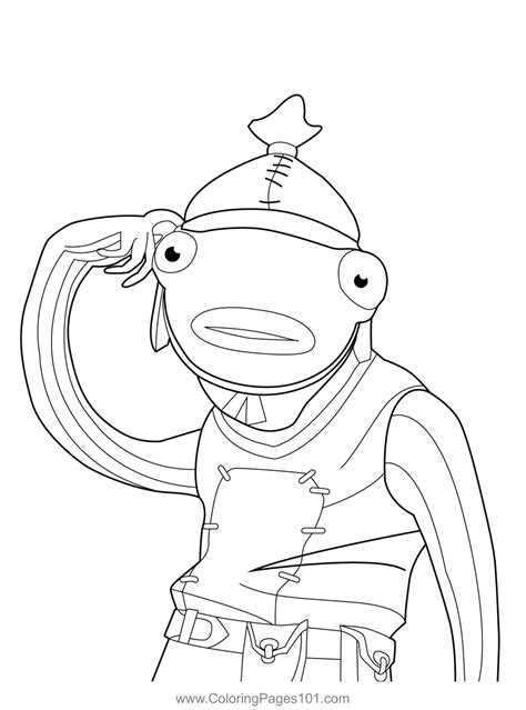 fishstick coloring page