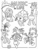 Trolls Coloring Pages Tour Poppy Printable Kids Queens Kings Princess Sheets Color Sheet Book Youloveit Baby Fun Popular Year sketch template