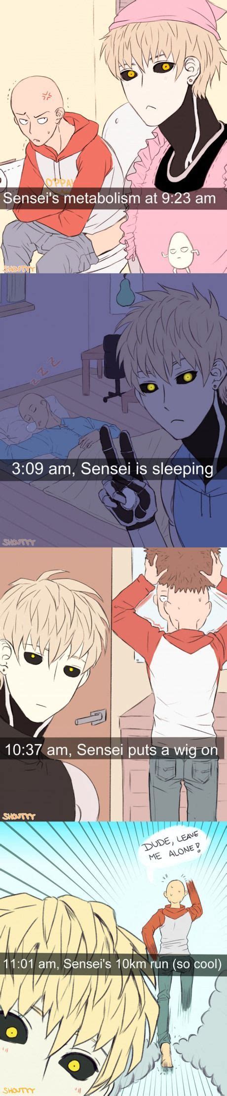 if genos had snap chat i d never get off my phone xd one punch man