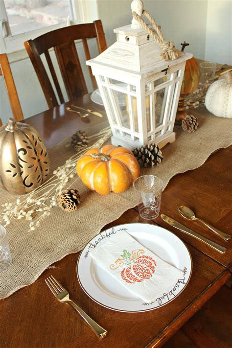 fall tablescape  dig pinterest