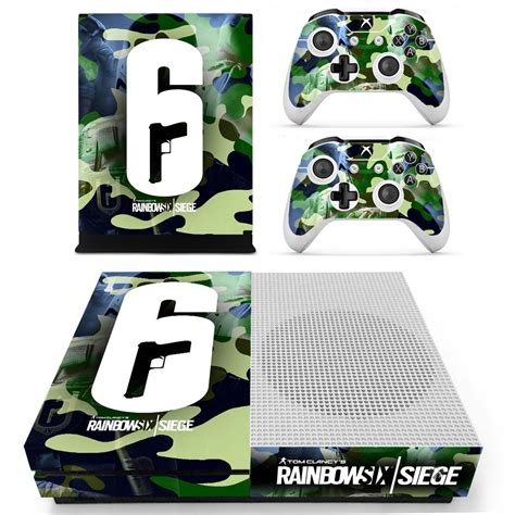rainbow six siege decal skin sticker for xbox one s console and controllers