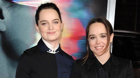 ellen page and wife emma portner go artfully topless to celebrate pride
