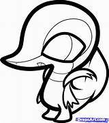 Pokemon Coloring Pages Chibi Cute Baby Snivy Colouring Search Google Color Draw Print Away Take Library Clipart Step Visit Getcolorings sketch template