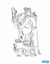 Gru Minions Coloring Pages Despicable Printable Hellokids Print Color Online Colouring Dessin Les Sheets sketch template