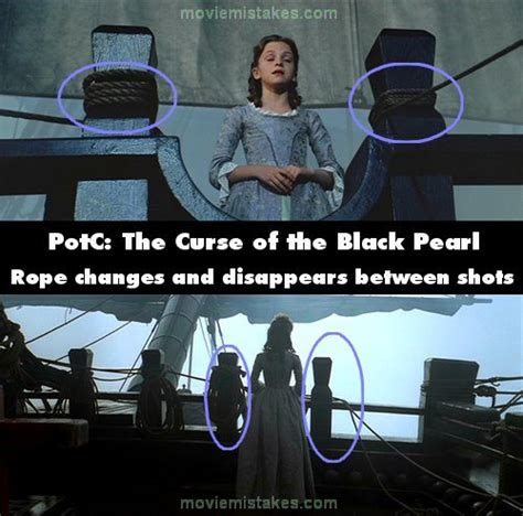 pirates of the caribbean the curse of the black pearl 2003 movie mistake picture id 45974