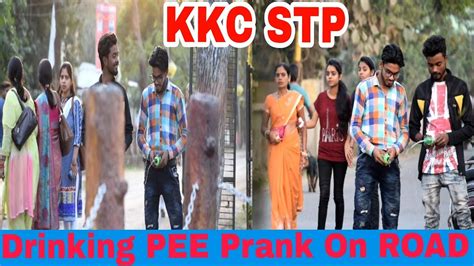 Drinking Bottle Pee Prank On Road Awesome Reactions Pranks In India