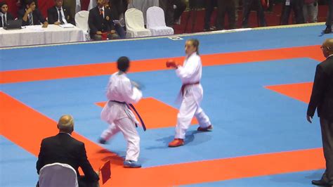 Karate 1 Egypt 2016 Kumite Femal 50kg Final Ozcelik Tur Vs Rashed Egy