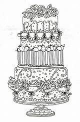 Taart Volwassenen Verjaardag Mandala Moeilijk Feest Kleurboek Tekening Uitprinten Bruiloft Kleu Downloaden Terborg600 sketch template