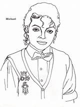 Jackson Michael Coloring Book sketch template
