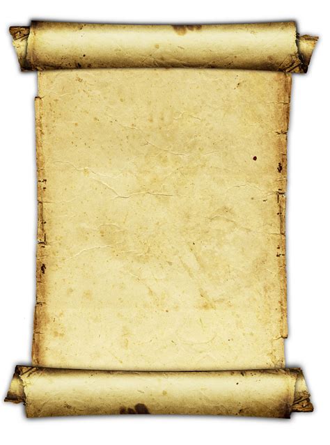 paper scroll psd images  parchment paper scroll  paper