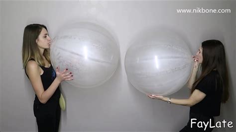 Two Girls Blow Up Six Big Balloons 14 46min Payhip