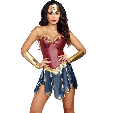 2019 sexy wonder woman cosplay costumes adult justice