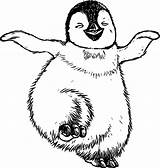 Penguin Wecoloringpage sketch template