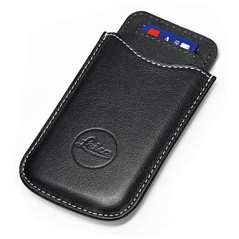 leica sd  credit card holder black  bh photo video