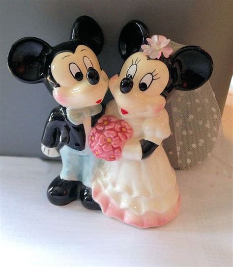 Disney Mickey And Minnie Mouse Bride And Groom Wedding