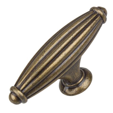 2 5 Inch Antique Brass Fluted Cabinet Knob Case Of 25