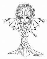 Coloring Pages Deviantart Halloween Fairy Sheets Zinnia Medieval Jade Flower Adult Cute Dragonne Printable Books Color Digi Monster Stamps Copic sketch template