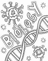 Biology Coloring Pages Science sketch template