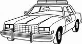 Police Car Drawing Line Coloring Pages Clipartmag sketch template