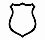 Badge Police Outline Clip Clipart sketch template