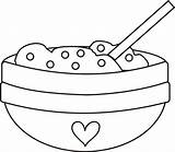 Bowl Mixing Clipart Cooking Spoon Coloring Clip Pages Cliparts Library Clipground Drawings sketch template