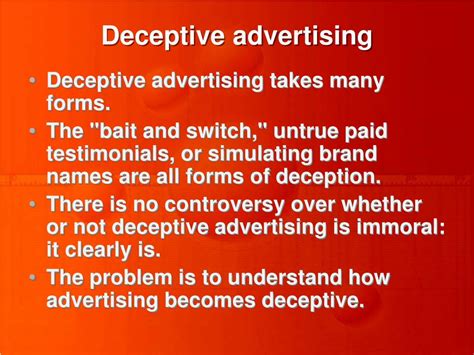 criticisms  advertising focus   deceptive aspects  modern advertising