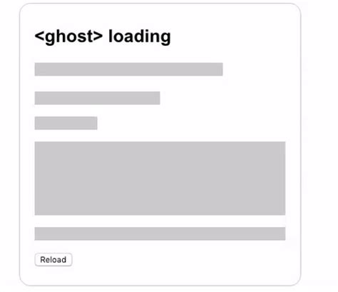 ghost loading  angular      facebook   bowman medium