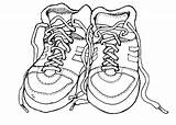Shoes Coloring Pages Shoe Clipart Tennis Nike Outline Old Running Pair Printable Kids Gym Dance Class Clip Drawing Print Jordan sketch template
