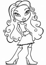 Coloring Bratz Pages Girls Printable Girl Girly Colouring Kids Print Book Color Barbie Fashion Cute Lets Coloriage Style Info Sweet sketch template