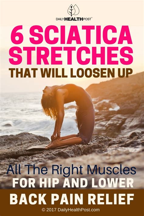 Sciatica Stretches For Pain Relief Video And Pdf With