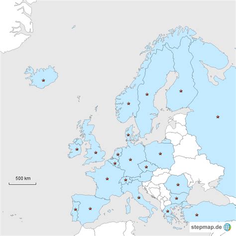 europaeische laender von pantke landkarte fuer europa