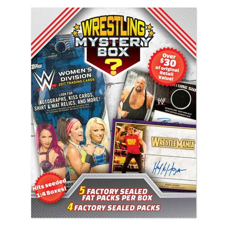 wwe wrestling mystery box  trading cards walmartcom walmartcom