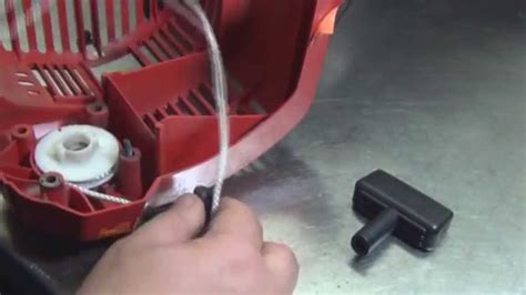 How To Fix A String Starter Recoil On A Small Outdoor Power Equipment