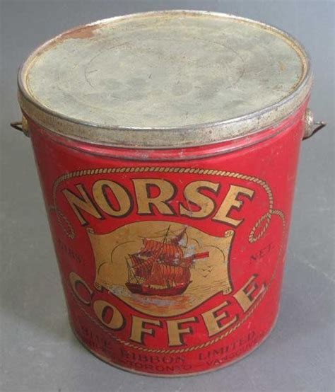 Norse Coffee Vintage Coffee Coffee Tin Vintage Tins