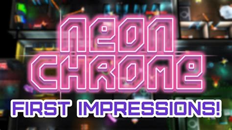 neon chrome xbox   impressions youtube