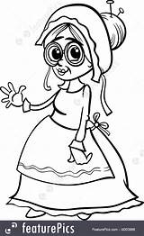 Red Riding Hood Little Coloring Pages Fairy Cartoon Drawing Getdrawings Getcolorings Gigantic Printable sketch template