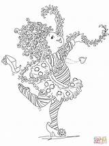 Fancy Nancy Coloring Pages Printable Henry Horrid Supercoloring Colouring Adult Color Dress Party Tea Kids Sheets Books Print Disney People sketch template