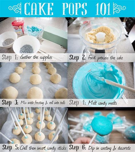 cake pops  step  step tutorial   ideas
