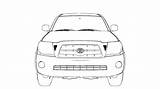 Tacoma Front Outlines Drawings Outline Dec 2010 Tacomas Tacomaworld Traced Myself Them sketch template